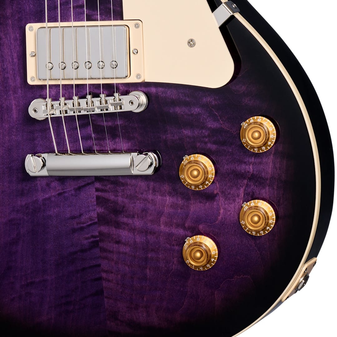 Gibson LPS500-PU Les Paul Std 50s Dark Purple Burst+Case - Image 2