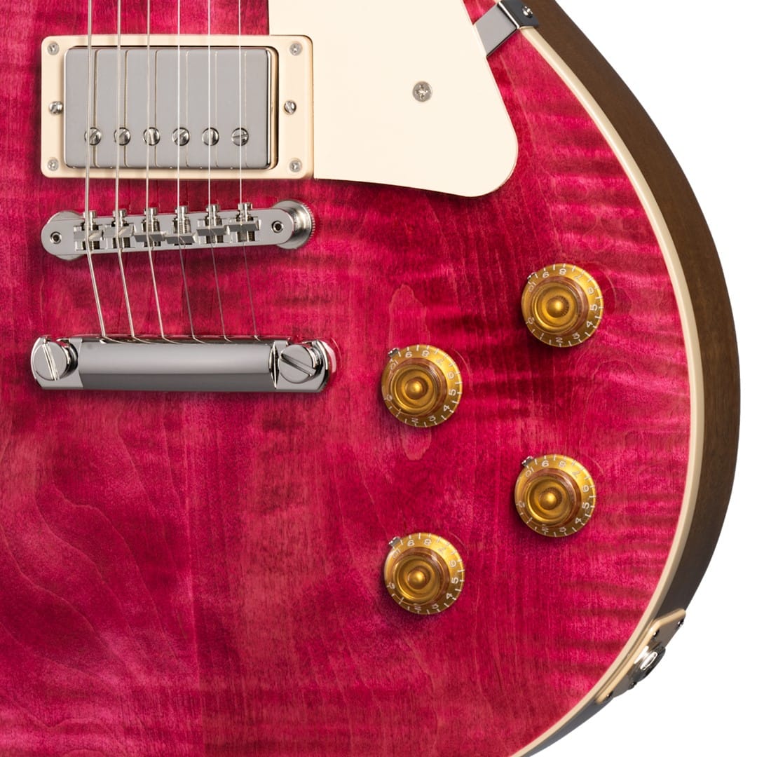 Gibson LPS500-TF Les Paul Std 50s Figured Top Trans Fuchsia - Image 2