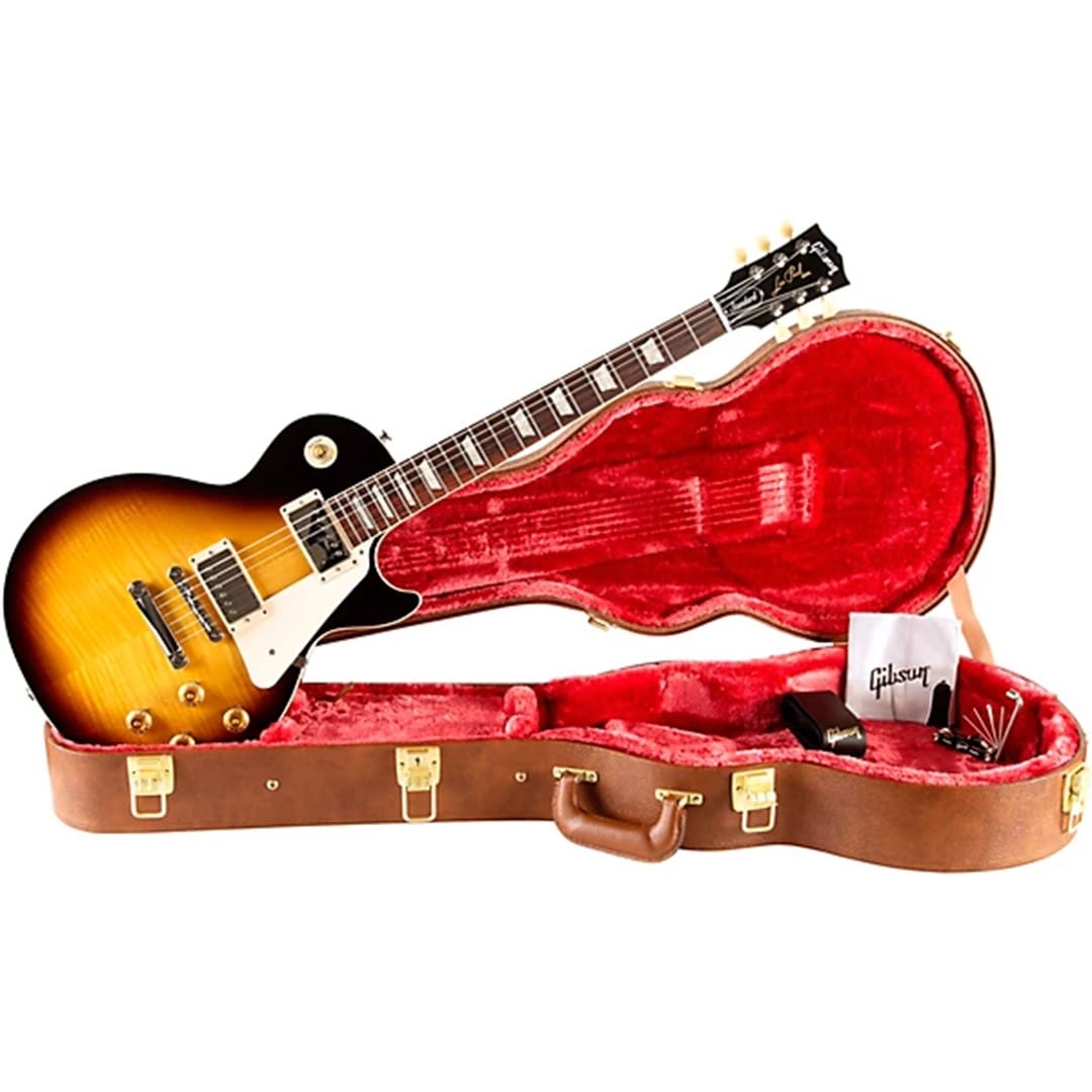 Gibson LPS500-TO Les Paul Std 50s Figured Tobacco Burst+Case - Image 4