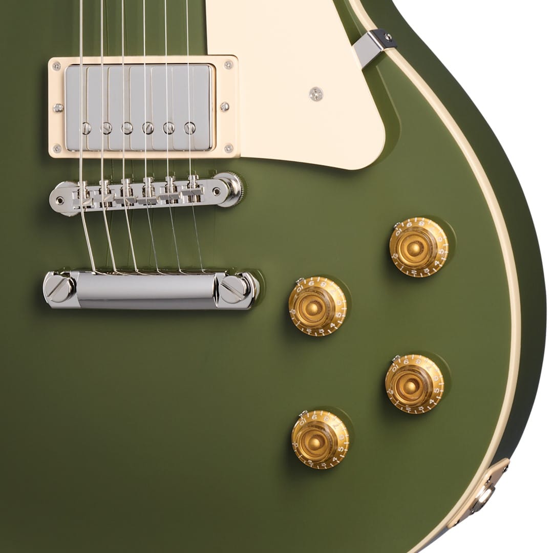 Gibson LPS5P00-DO Les Paul Std 50s Plain Top Olive Drab+Case - Image 2