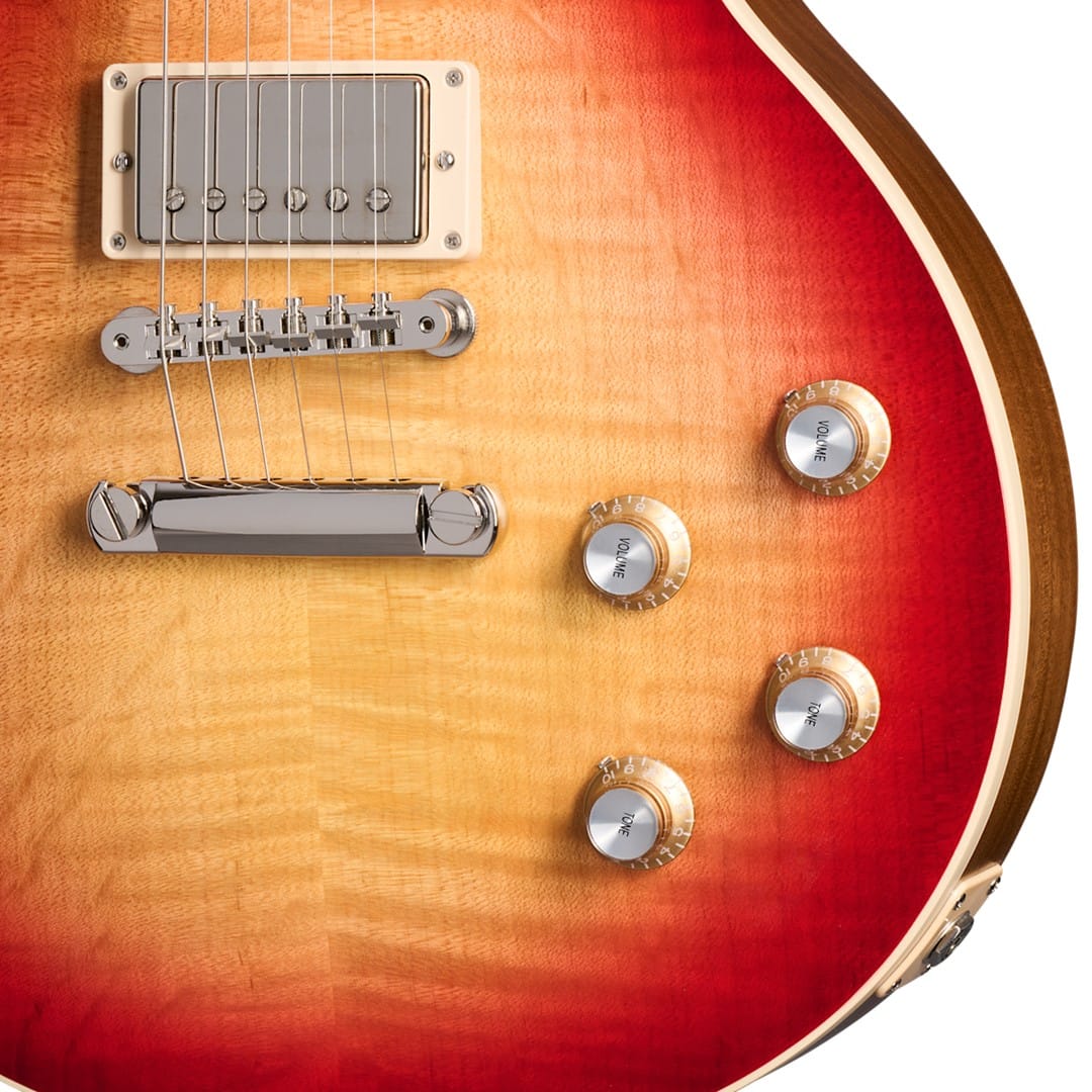 Gibson LPS6F00-2H Les Paul Std '60s Faded Vintage Cherry Sun - Image 2