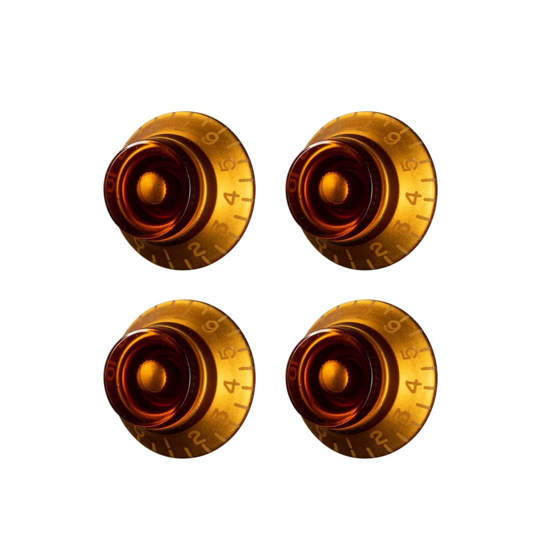 Gibson PRHK-030 Amber Top Hat Knobs (4 Pack) - Image 3