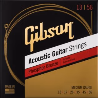 Gibson SAG-PB13 Phosphor Bronze Acoustic Guitar Strings (M)