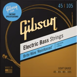 Gibson SBG-LSL Long Scale Brite Wire Electric+Bass Strings (4)
