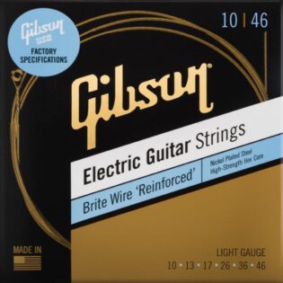 Gibson SEG-BWR10 Brite Wire Reinforced Electric Guitar Strings