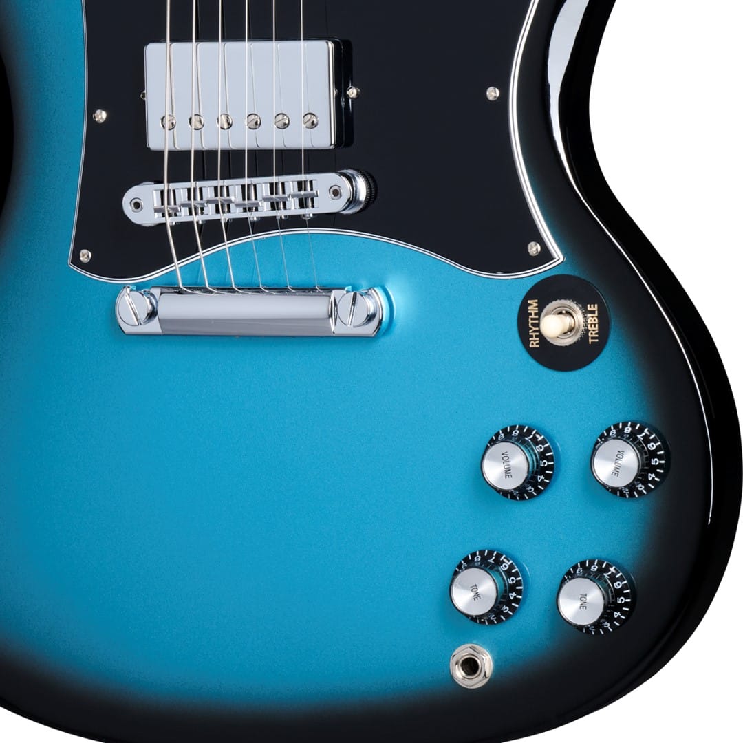 Gibson SGS00-PK SG Standard Pelham Blue Burst+Bag - Image 2