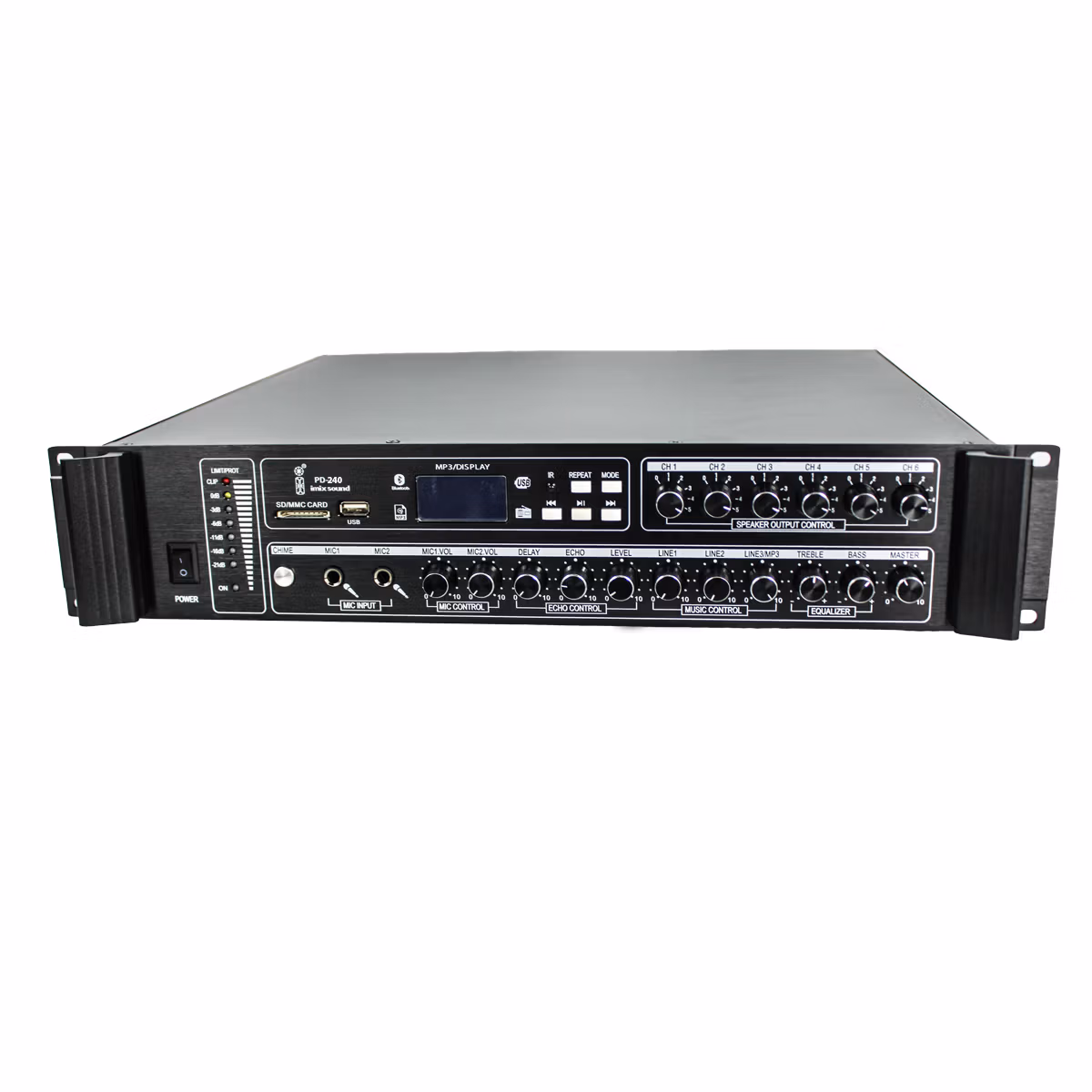 Imix PD-240 240W Public Address Amplifier - Image 2
