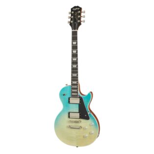 Epiphone EILMF-FCB - Les Paul Modern Figured, Caribbean Blue Fade