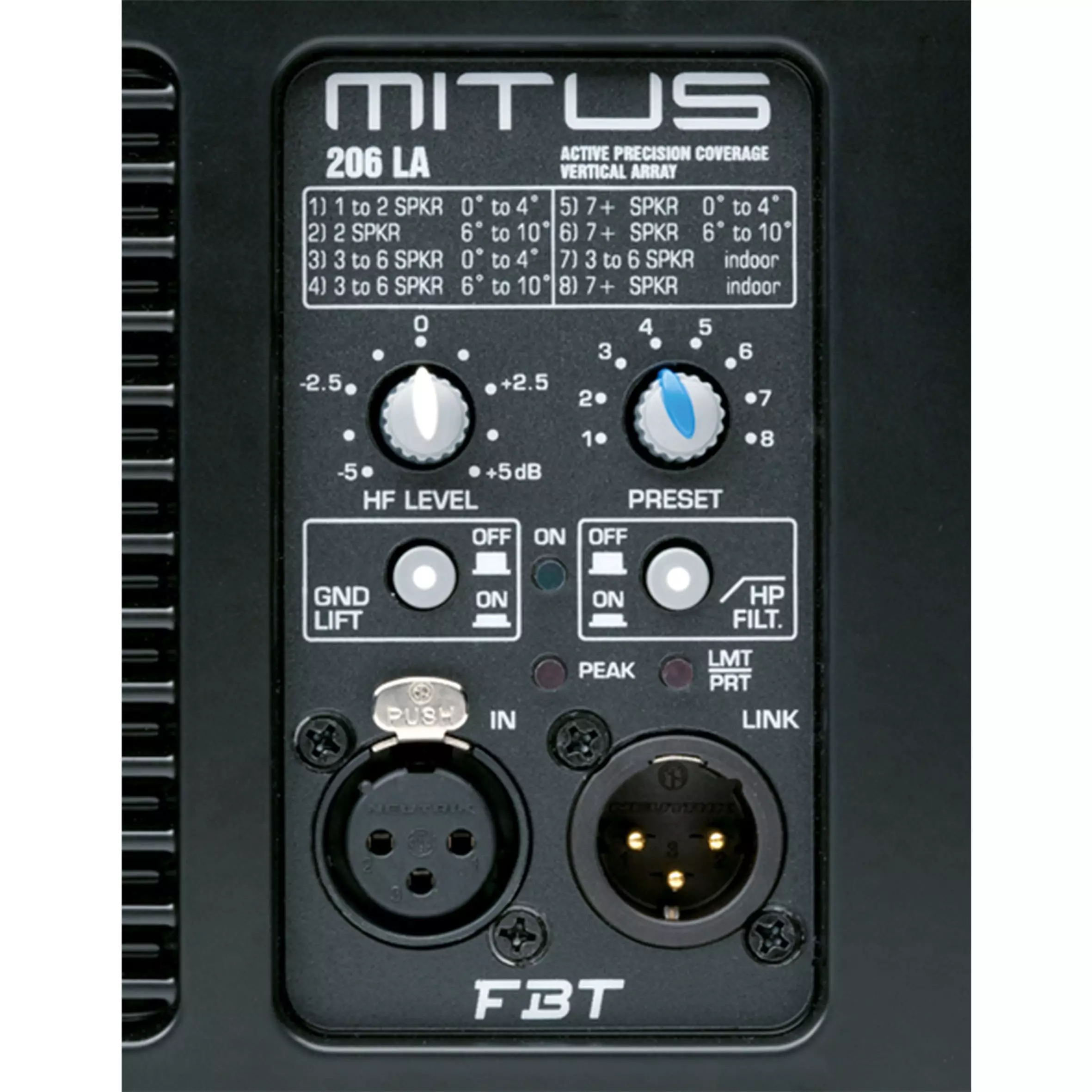 FBT - MITUS206LA ACTIVE LINE ARRAY 600W + 300W 134DB SPL - Image 9
