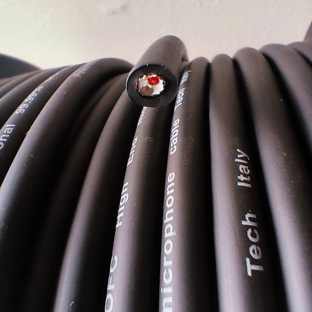 PowerWorks PW-MCR100BK 100m Roll Microphone Cable - Image 2