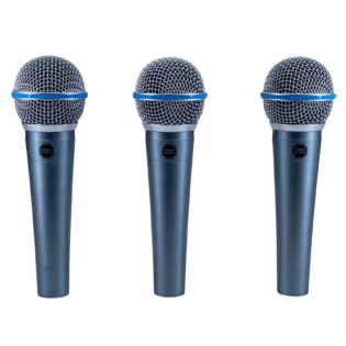 PowerWorks PW-385 Dynamic Vocal Microphone Kit