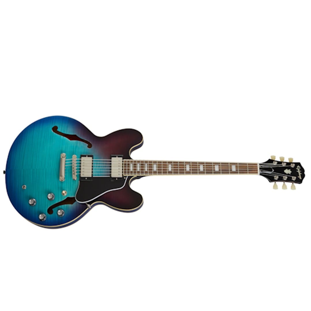 Epiphone EIES335F-BBB ES335 Figured Semi-hollowbody Blueberry Burst - Image 3