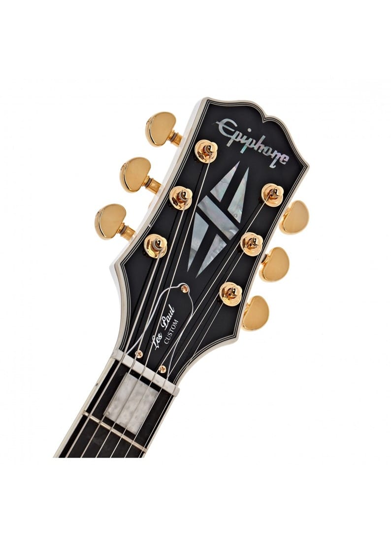 Epiphone EILC-AW Les Paul Custom Alpine White - Image 4
