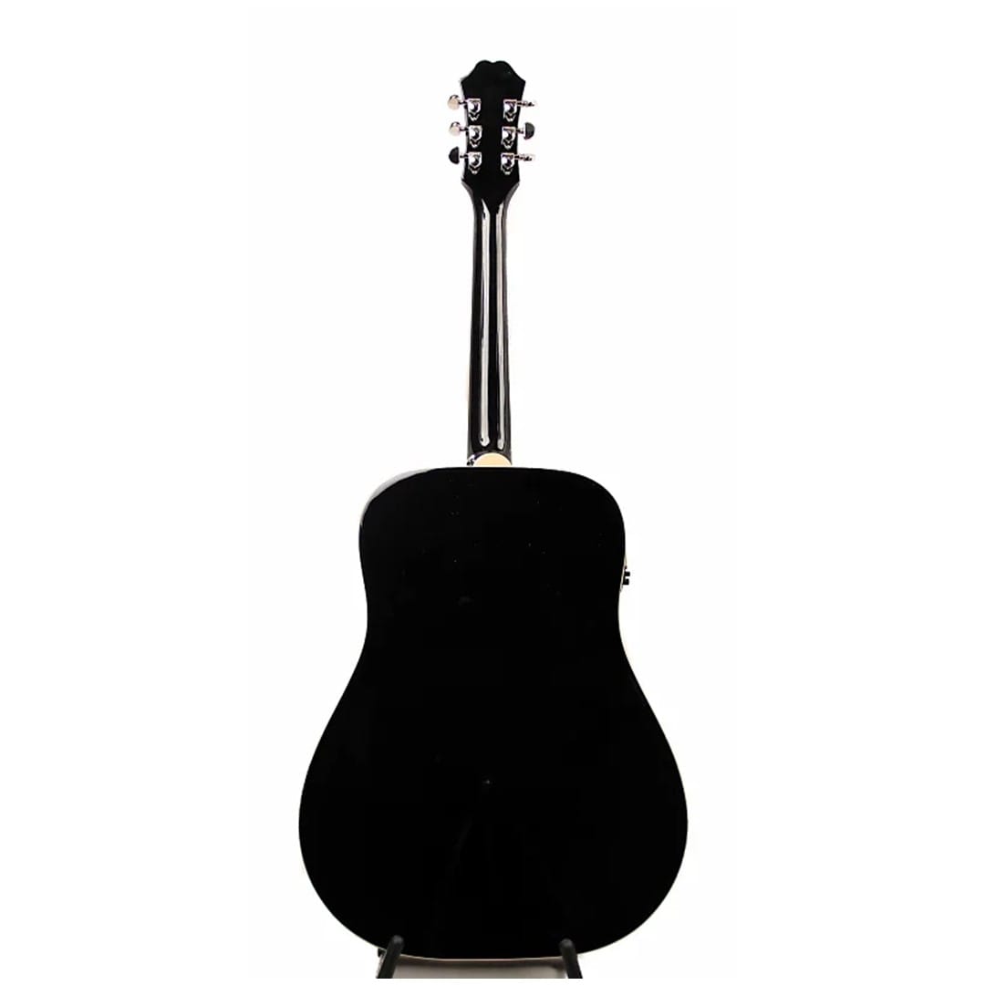 Epiphone EEHB-EB Hummingbird Pro Acoustic-Electric Guitar Ebony - Image 4