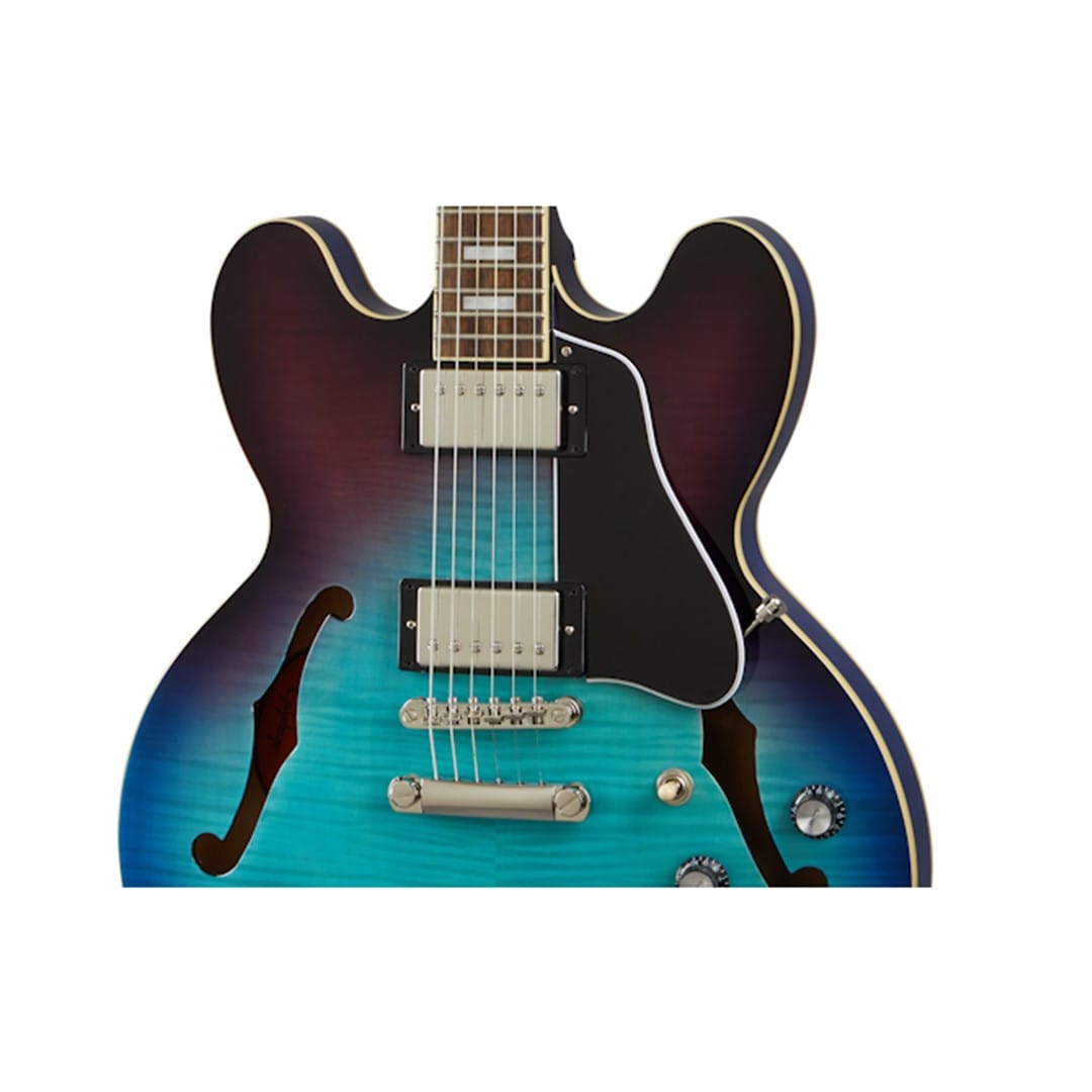 Epiphone EIES335F-BBB ES335 Figured Semi-hollowbody Blueberry Burst - Image 2