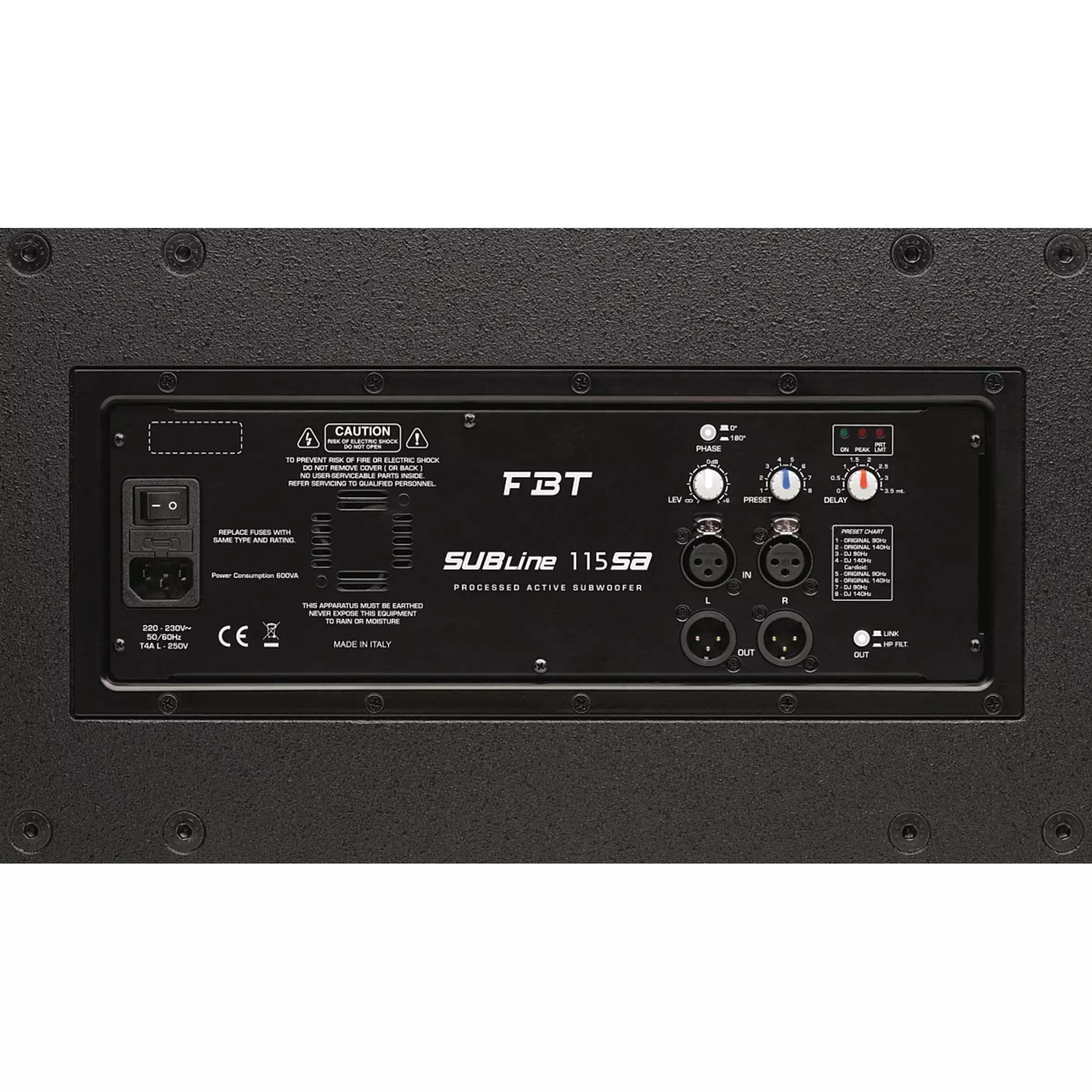 FBT - SUBLINE115SA ACTIVE SUB 15in 700W RMS - Image 3