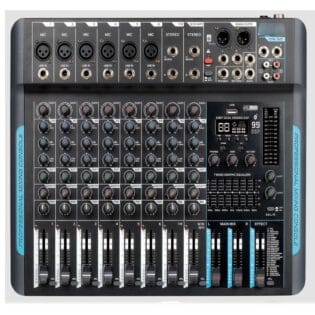 PowerWorks X10BT-UFX 8-Channel Mixer with DSP