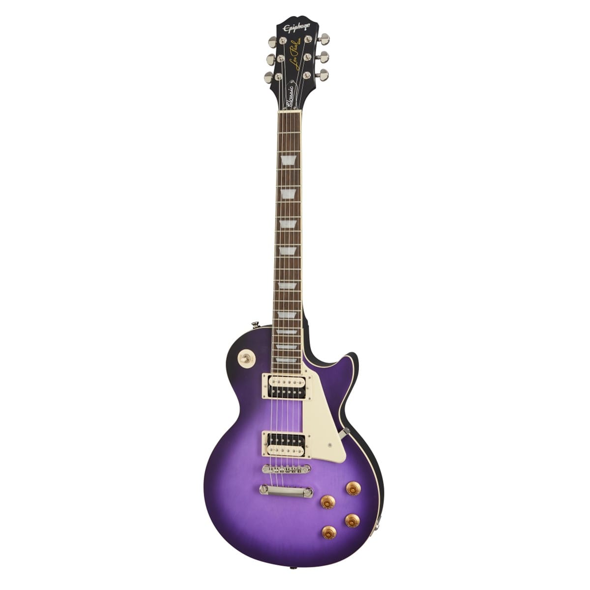 Epiphone ENLPCW-VP - LES PAUL CLASSIC WORN, WORN PURPLE