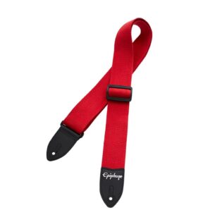 Epiphone AEST-CTRD Red Cotton Guitar Strap