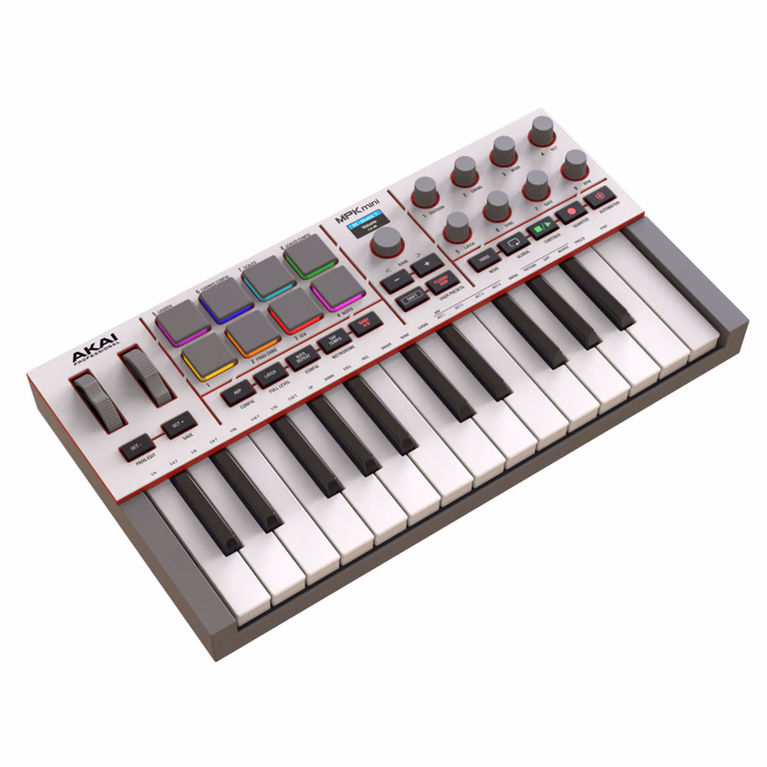 Akai Professional MPK Mini IV USB-C MIDI Keyboard Controller (Grey) - Image 2