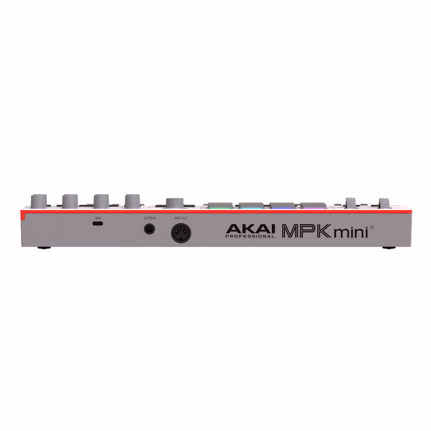 Akai Professional MPK Mini IV USB-C MIDI Keyboard Controller (Grey) - Image 3