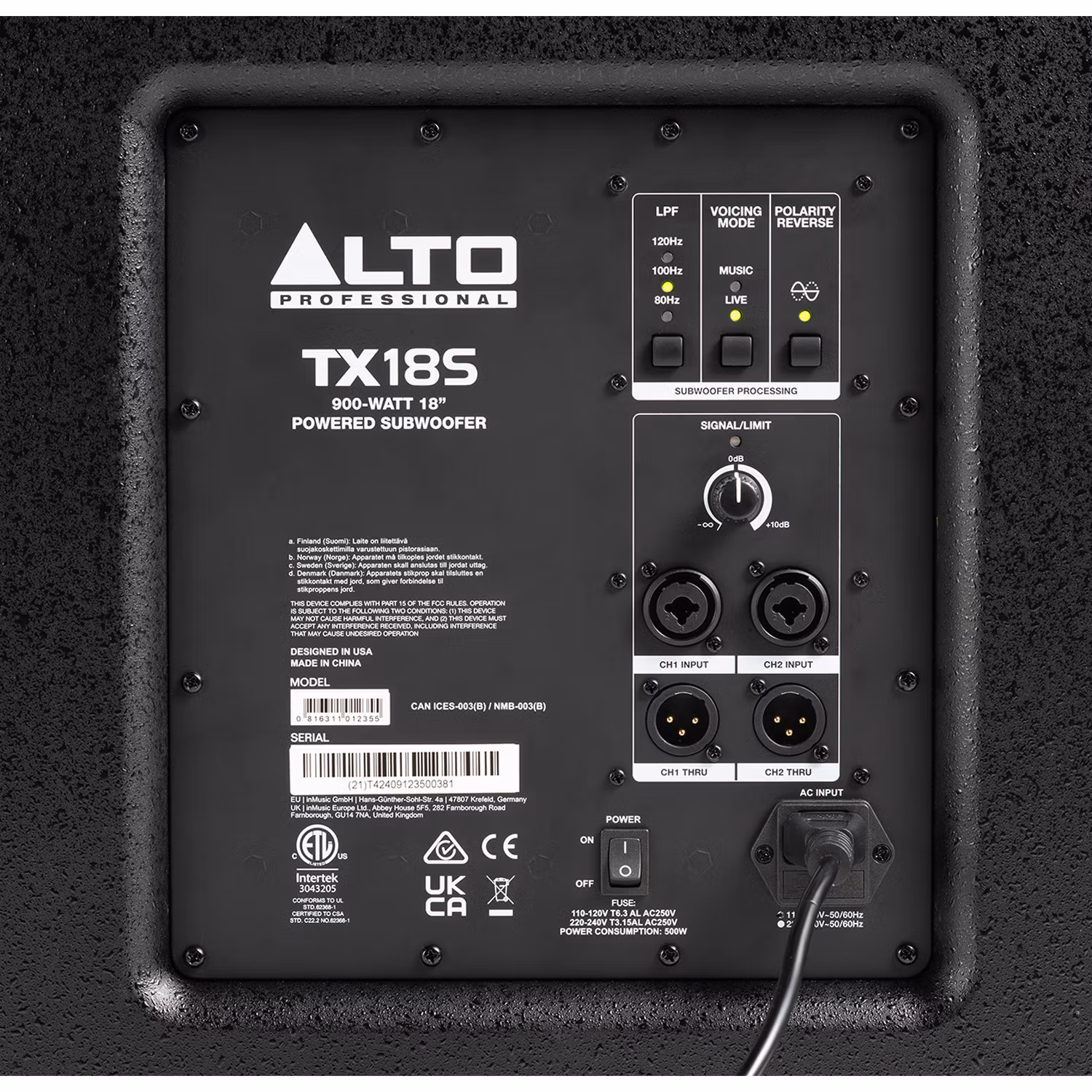 Alto TX18S Active Subwoofer - Image 4