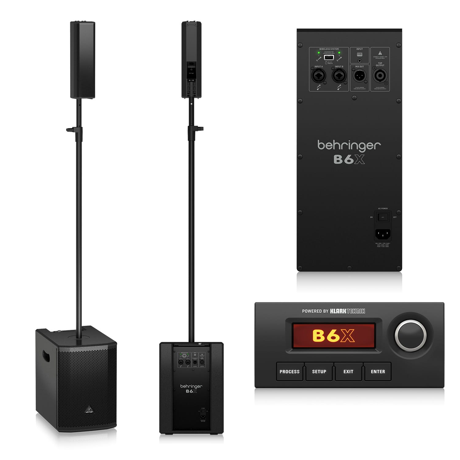 Behringer B6X Column Speaker System