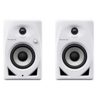 Pioneer DJ DM-40D-W 4” Desktop Monitor System White (Pair)