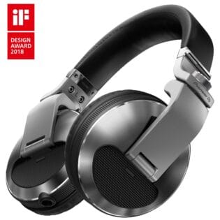 Pioneer DJ HDJ-X10S Flagship Over-Ear DJ Headphones in Silver