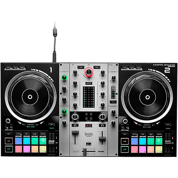 Hercules DJ All-In-One Inpulse 500 Limited Edition Silver - Image 2
