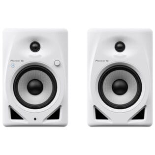 Pioneer DJ DM-50D-BT-W 5” White Desktop Monitors-Bluetooth(Pair)