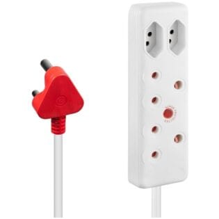 Switched 4-way Medium Surge Protection Multiplug with 5m Cord