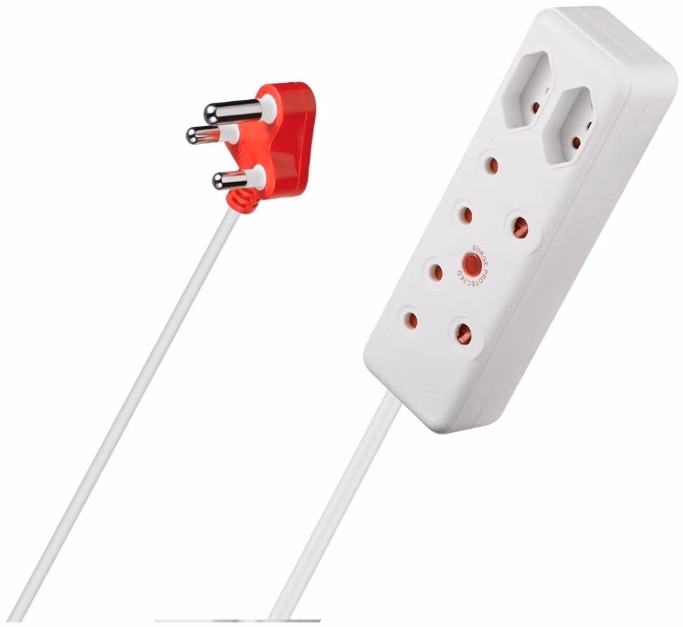 Switched 4-way Medium Surge Protection Multiplug with 5m Cord - Image 3