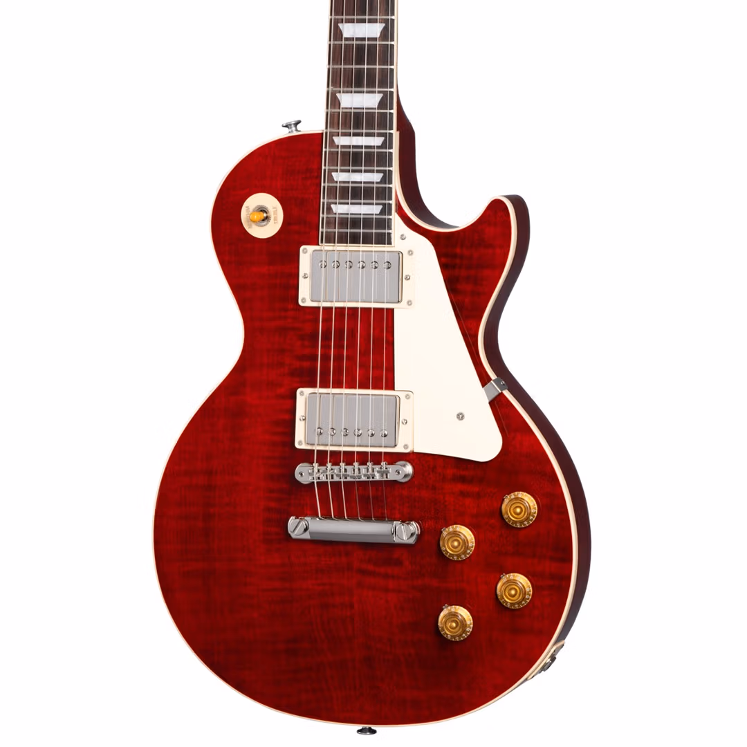 GIBSON LPS500-SC Les Paul STD 50s Figured Top 60s Cherry+Hard Case - Image 2