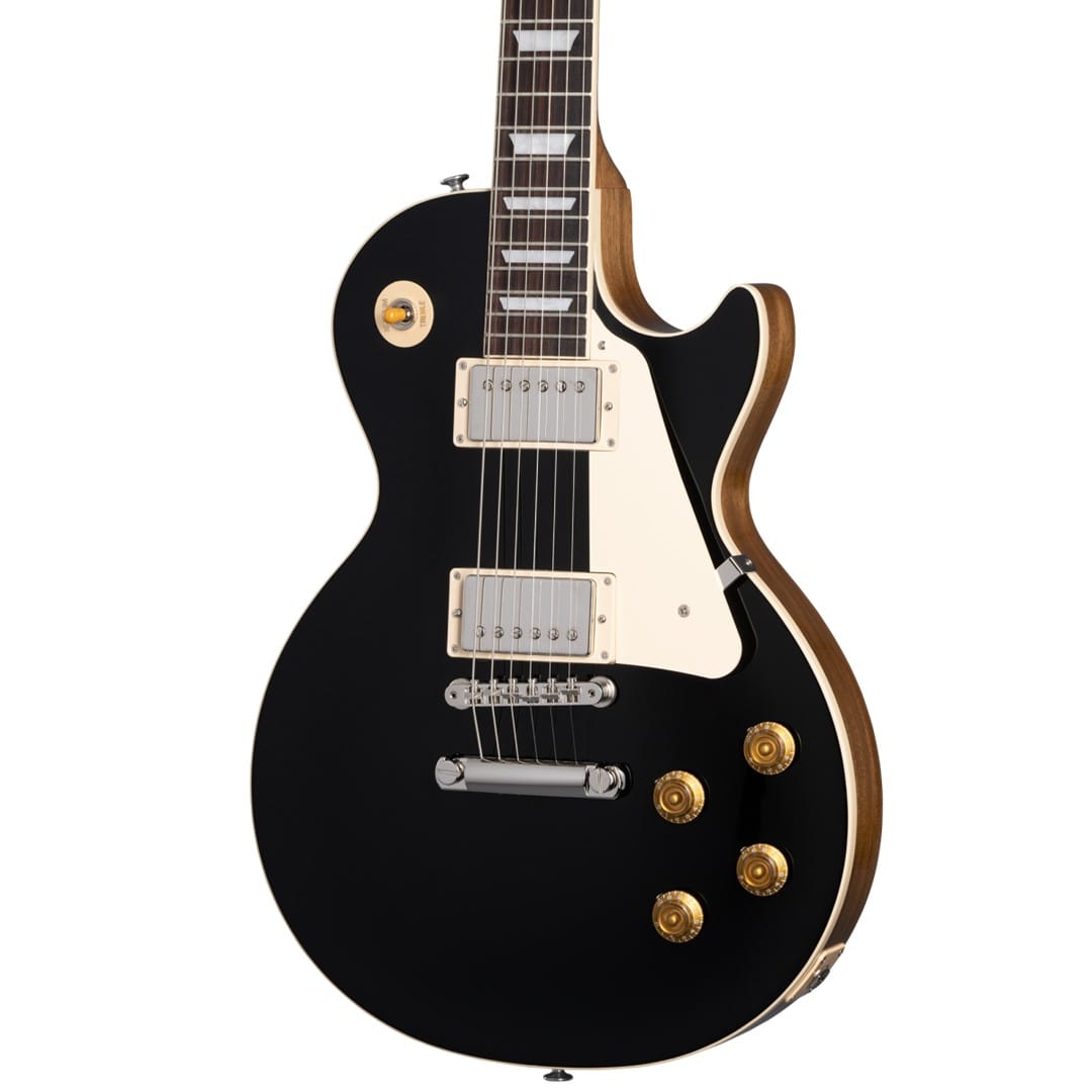 GIBSON LPS5P00-EN Les Paul STD 50s Plain Top Ebony+ Hard Case - Image 2