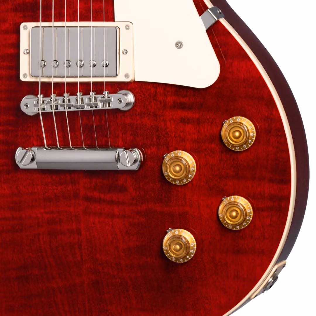 GIBSON LPS500-SC Les Paul STD 50s Figured Top 60s Cherry+Hard Case - Image 3