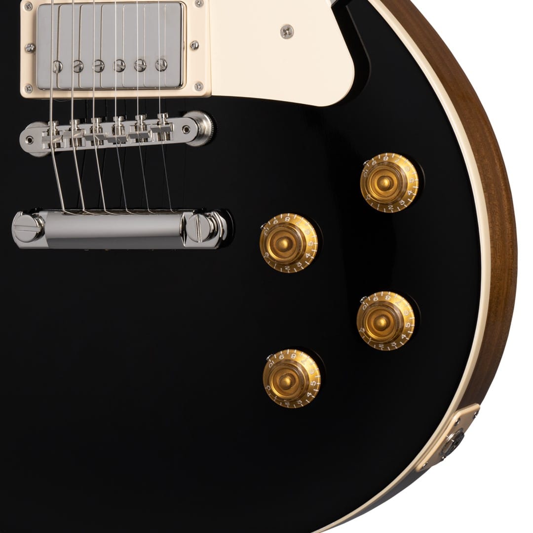 GIBSON LPS5P00-EN Les Paul STD 50s Plain Top Ebony+ Hard Case - Image 3