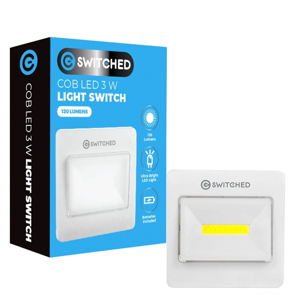 Switched 120 Lumen LED Light Switch