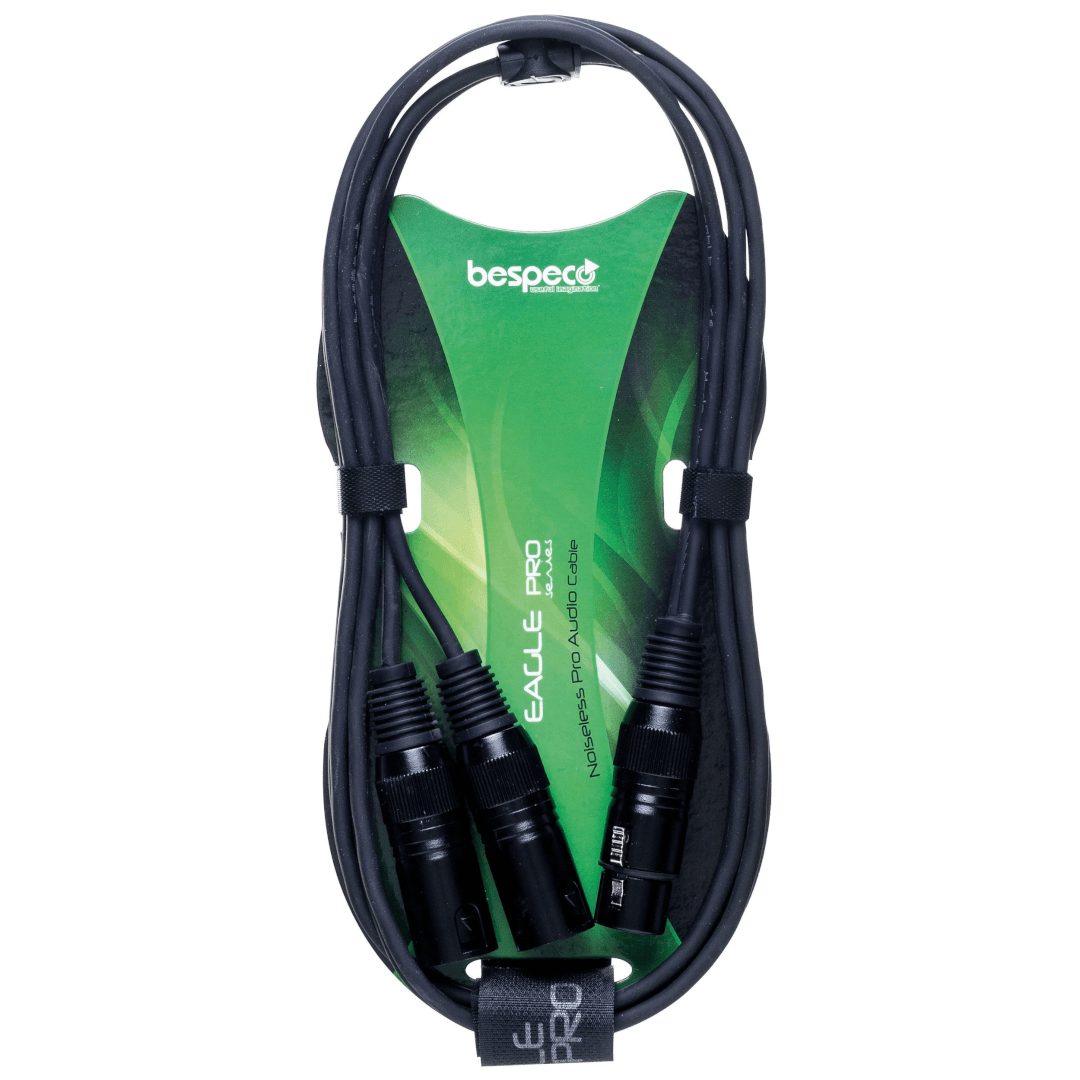 Y-Split F-XLR to 2x M-XLR