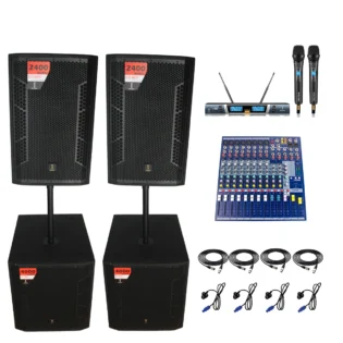 Imix ES112P and M18P Active Speaker Combo