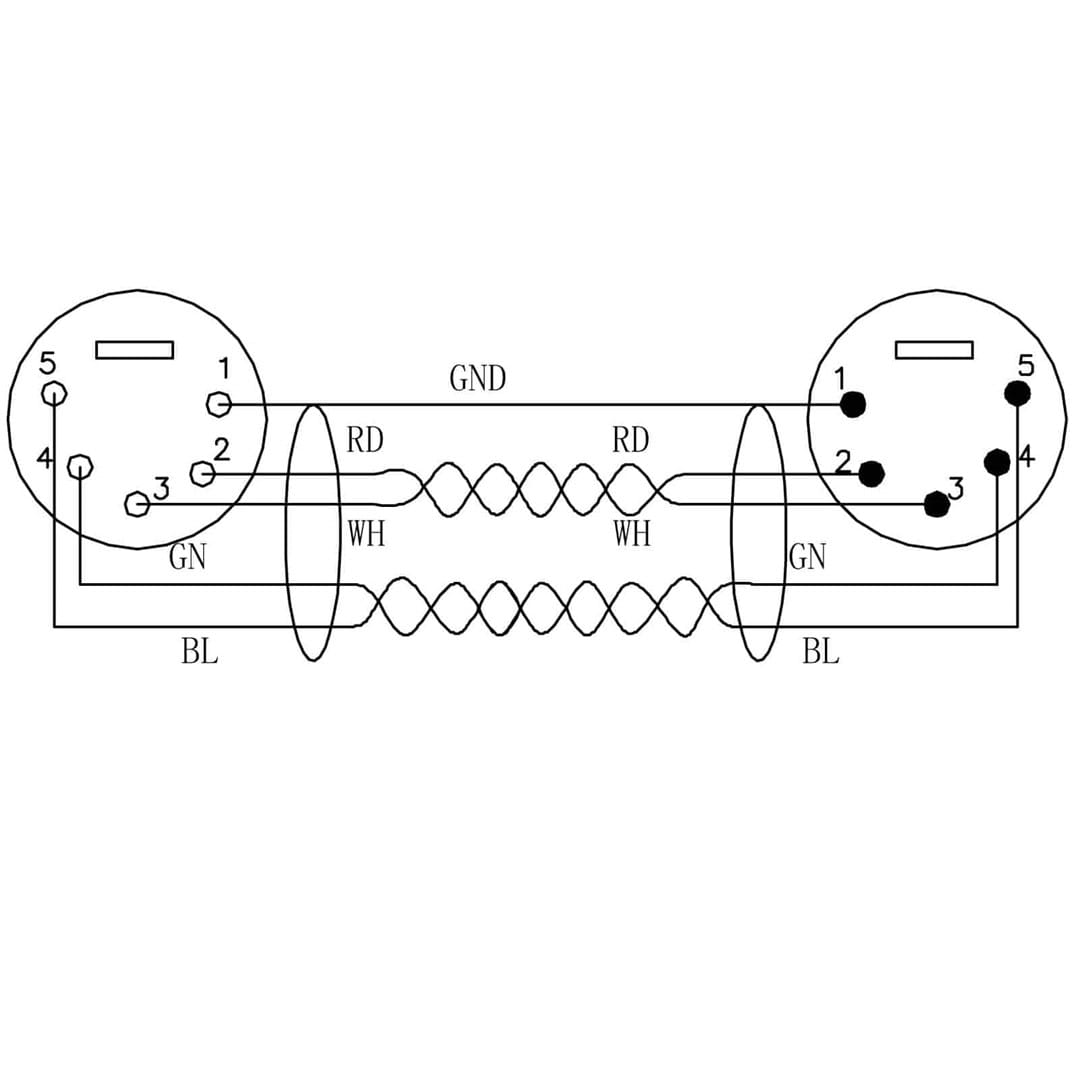 Enova EC-L1-XLFM5-10 10m XLR/DMX Cable - Image 3