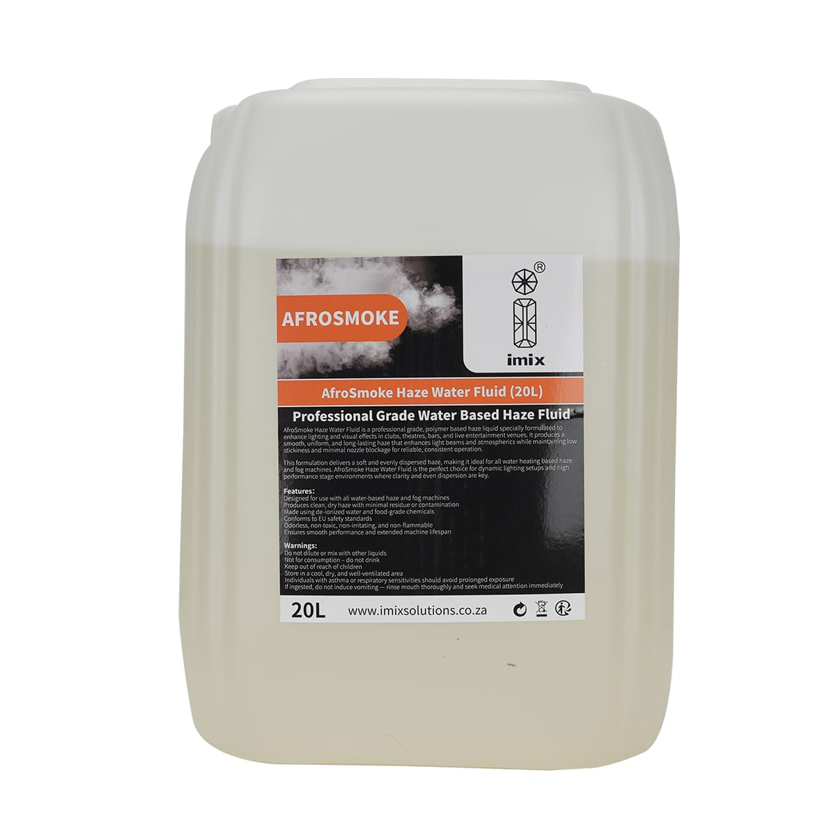 IMIX AfroSmoke 20L Waterbased Haze Liquid