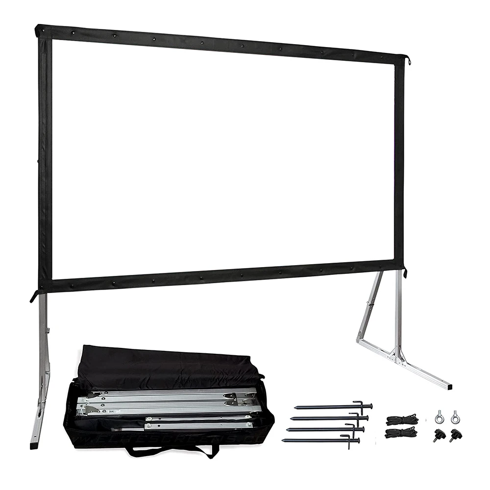 Imix Folding Projector Screen with Flight Case (Front + Rear Projection) - Image 3