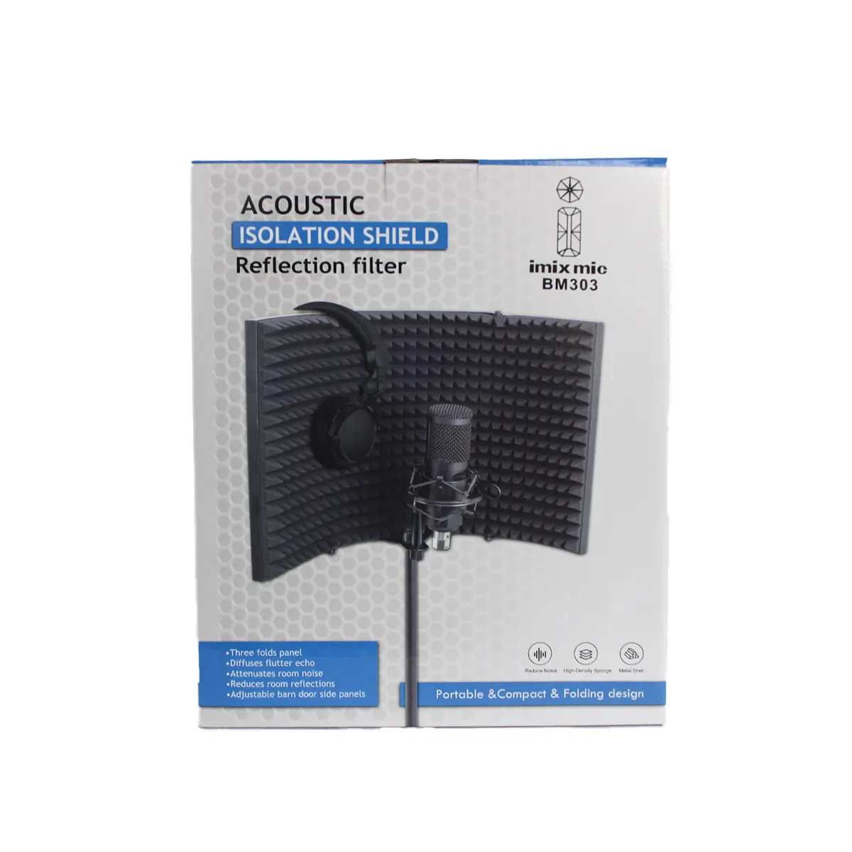 Imix IMBM303 3 Way Isolation Sheild - Image 5