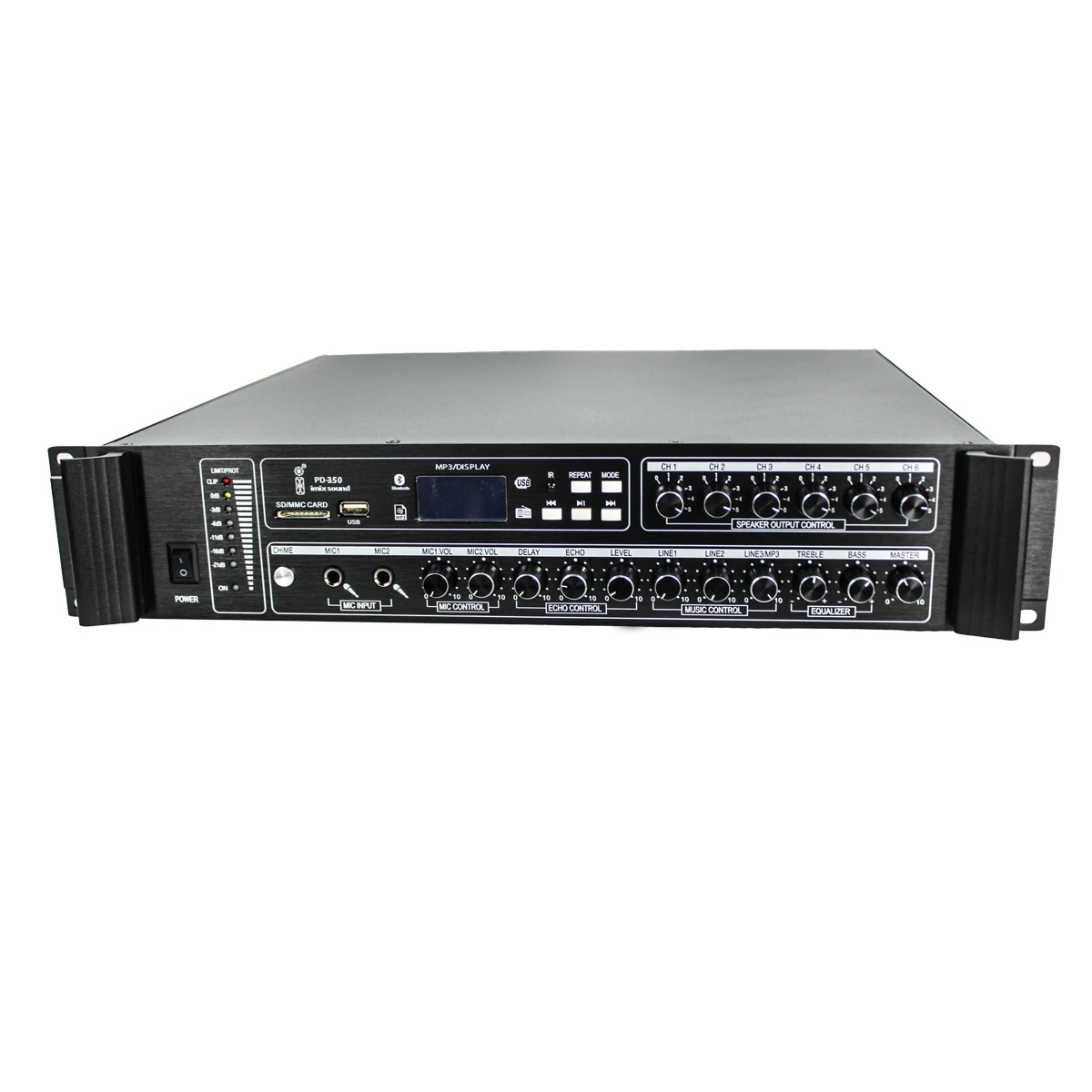 Imix PD-350 350W Public Address Amplifier - Image 2