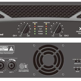 Imix X2400 2 Channel Power Amplifier