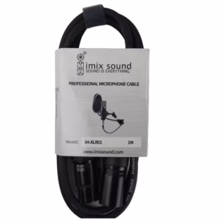 Imix 1 Meter IM-XLR01 XLR Male to XLR Female Microphone Cable