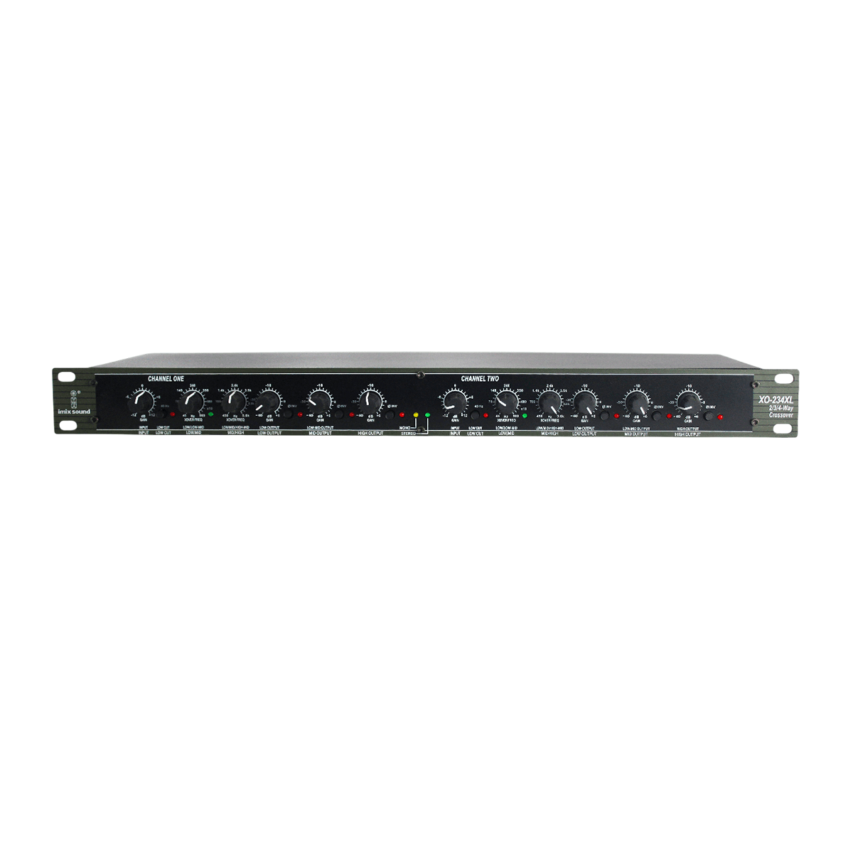 Imix Sound XO-234XL 4-Way Professional Audio Crossover - Image 2