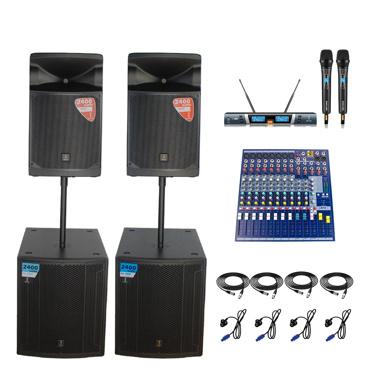 Imix M15P and M18P Active Speaker Combo