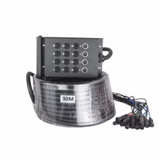 Pure Link PLK12+4 Stage Snake Cable – 30 Meter (12 In / 4 Return